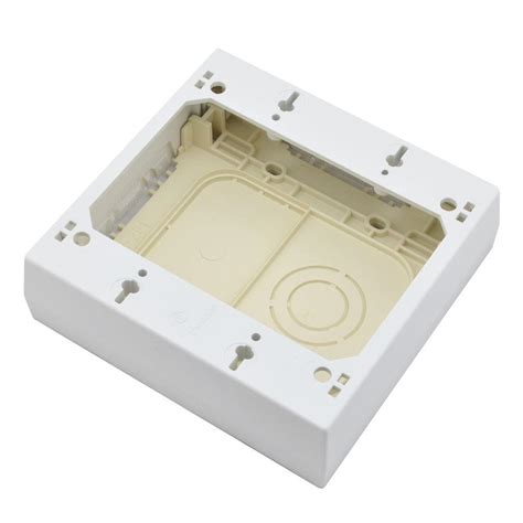 non metallic 2 hole outlet box|Non.